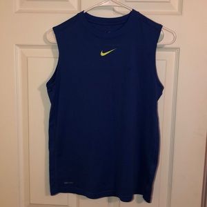 Boys Nike dri-fit muscle tee